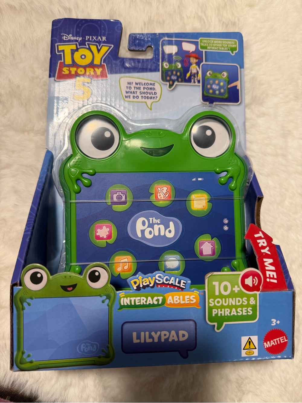 Mattel Toy Story 5 PlayScale Interactables Lilypad - Green & Blue